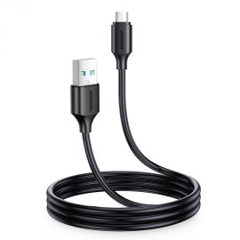 Juodas USB kabelis Joyroom S-UM018A9 USB to MicroUSB 2.4A 1.0m