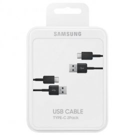 Juodas USB kabelis originalus Samsung EP-DG930MBEGWW Type-C 1.5m 2vnt.