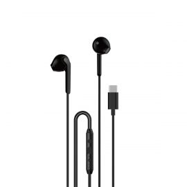 Juodos ausinės Dudao X3C USB-C