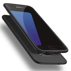 Juodos spalvos dėklas Samsung Galaxy G930 S7 "X-level Guardian"