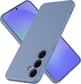Levandos pilkas dėklas Samsung A566 A56 5G "Mercury Silicone"