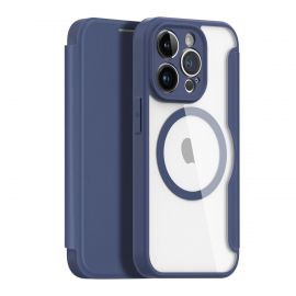 Mėlynas atverčiamas dėklas Apple iPhone 14 Pro "Dux Ducis Skin X Pro"