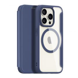 Mėlynas atverčiamas dėklas Apple iPhone 15 Pro "Dux Ducis Skin X Pro"