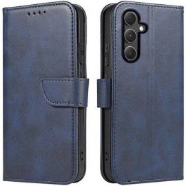Mėlynas atverčiamas dėklas Samsung A556 A55 5G "Wallet "