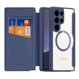 Mėlynas atverčiamas dėklas Samsung S938 S25 Ultra "Dux Ducis Skin X Pro"