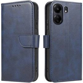 Mėlynas atverčiamas dėklas Xiaomi Redmi 13C / Poco C65 / Poco M6 5G "Wallet "