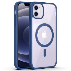 Mėlynas dėklas Apple Iphone 12 "Premium Mag Cover"