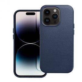 Mėlynas dėklas Apple iPhone 14 Pro "Mag Leather"