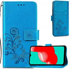 Mėlynas dėklas Samsung Galaxy A135 A13 4G "Flower Book"