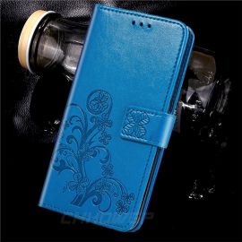 Mėlynas dėklas Samsung Galaxy A536 A53 5G "Flower Book"