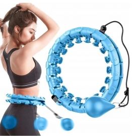 Mėlynas Masažuojantis gimnastikos lankas Smart Hula Hoop HHP002