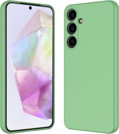 Mėtos spalvos dėklas Samsung Galaxy A556 A55 5G "Liquid Silicone" 1.5mm