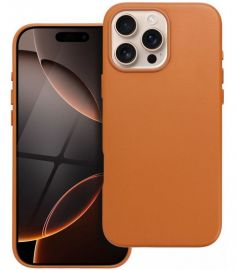 Oranžinis dėklas Apple iPhone 16 Pro Max "Mag Leather"