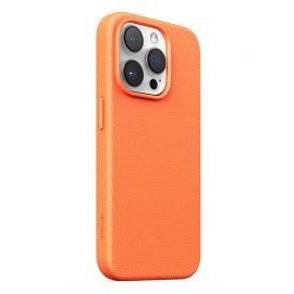 Oranžinis dėklas Joyroom JR-BP006 telefonu Apple iPhone 15
