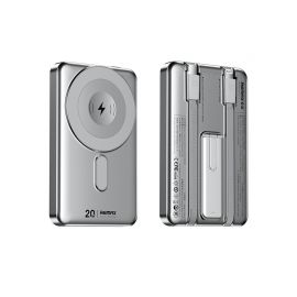Pilka išorinė baterija Power Bank Remax CX-2 15W MagSafe 10000mAh