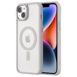 Pilkas dėklas Apple Iphone 15 "Premium Mag Cover"