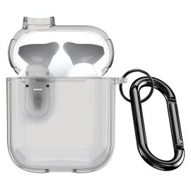 Pilkas dėklas Dux Ducis PECL skirtas Apple AirPods 1 / 2