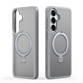 Pilkas dėklas Samsung S947 S26 Plus "Dux Ducis Yind Magnetic Stand"