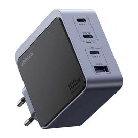 Pilkas įkroviklis Ugreen X565 GaN 100W 3xUSB-C / USB-A