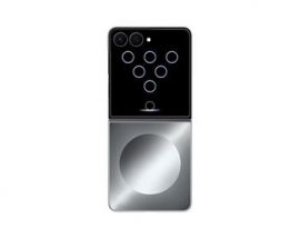 Pilkas originalus dėklas EF-FF776CJE FlipSuit telefonui Samsung Galaxy Z Flip 8