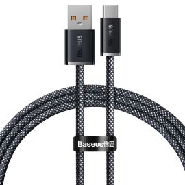 Pilkas USB kabelis Baseus Dynamic 100W USB-A to Type-C 1.0m CALD000616