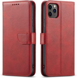 Raudonas atverčiamas dėklas Samsung A515 A51 "Wallet "