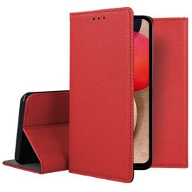 Raudonas atverčiamas dėklas Samsung Galaxy A546 A54 5G "Smart Magnet"