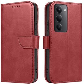 Raudonas atverčiamas dėklas Xiaomi Redmi 15 4G / Redmi 15 5G "Wallet "