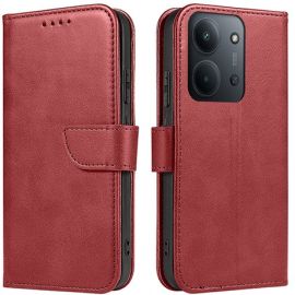Raudonas atverčiamas dėklas Xiaomi Redmi 15C 4G "Wallet "
