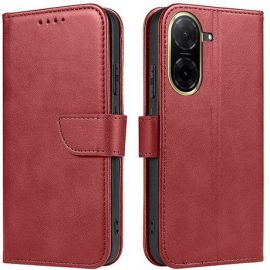 Raudonas atverčiamas dėklas Xiaomi Redmi A5 / Poco C71 (173,45x79,35x8,45) "Wallet "