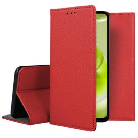 Raudonas atverčiamas dėklas Xiaomi Redmi Note 12 5G / Poco X5 5G "Smart Magnet"