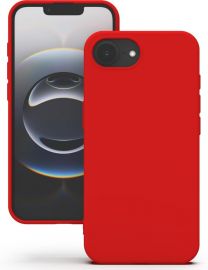 Raudonas dėklas Apple iPhone 16e "Mercury Silicone"