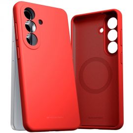 Raudonas dėklas Samsung A376 A37 5G "Mercury Pure Magsafe Silicon"