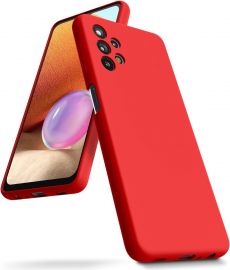 Raudonas dėklas Samsung Galaxy A235 A23 4G / A236 A23 5G "Mercury Silicone"