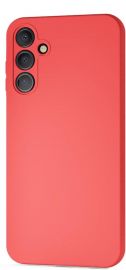 Raudonas dėklas Samsung Galaxy A556 A55 5G "Liquid Silicone" 1.5mm
