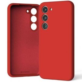 Raudonas dėklas Samsung S721 S24 FE "Mercury Silicone"