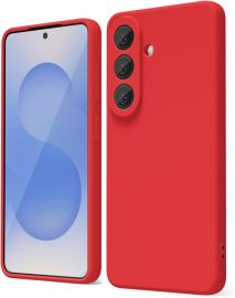 Raudonas dėklas Samsung S942 S26 "Liquid Silicone" 1.5mm