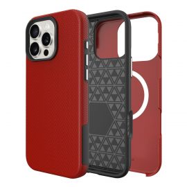 Raudonas dėklas telefonui Apple Iphone 13 Pro "Perfectionists Triangle Mag"