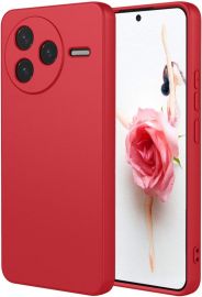 Raudonas dėklas Xiaomi Poco F7 Ultra "Liquid Silicone" 1.5mm