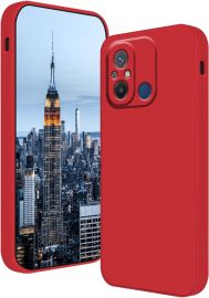 Raudonas dėklas Xiaomi Redmi 11A / 12C / Poco C55 "Liquid Silicone" 1.5mm
