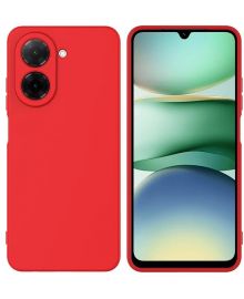 Raudonas dėklas Xiaomi Redmi A5 / Poco C71 "Liquid Silicone" 1.5mm