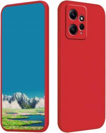 Raudonas dėklas Xiaomi Redmi Note 12 / Note 12 4G "Liquid Silicone" 1.5mm
