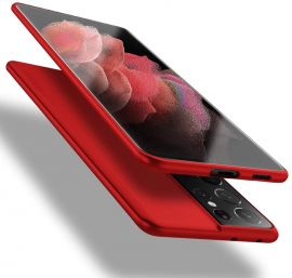 Raudonos spalvos dėklas Samsung Galaxy S21 Ultra / S30 Ultra "X-level Guardian"