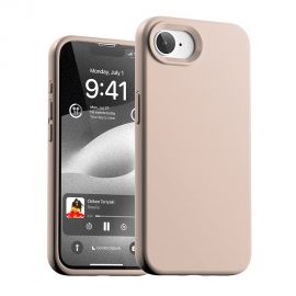 Rausvas dėklas Apple iPhone 16e / 17e "Mercury Pure Magsafe Silicon"