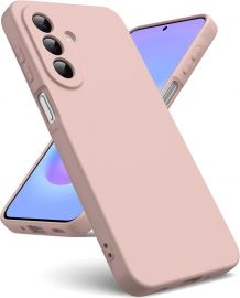 Rausvas dėklas Samsung A276 A27 5G "Liquid Silicone" 1.5mm