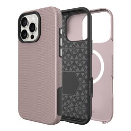 Rausvas dėklas telefonui Apple Iphone 13 Pro Max "Perfectionists Triangle Mag"