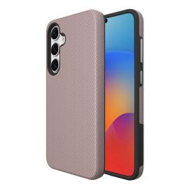 Rausvas dėklas telefonui Samsung S926 S24 Plus / S936 S25 Plus "Perfectionists Triangle"