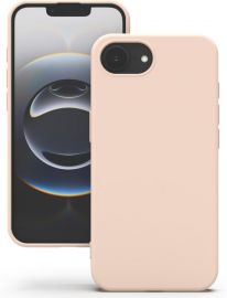 Rožinio smėlio dėklas Apple iPhone 16e "Mercury Silicone"