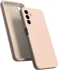 Rožinio smėlio dėklas Samsung Galaxy A145 A14 4G / A146 A14 5G "Mercury Silicone"