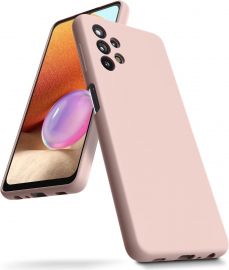 Rožinio smėlio dėklas Samsung Galaxy A235 A23 4G / A236 A23 5G "Mercury Silicone"